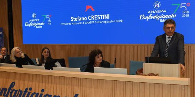 ANAEPA Confartigianato Edilizia celebra 75 anni di storia e conferma Stefano Crestini alla presidenza