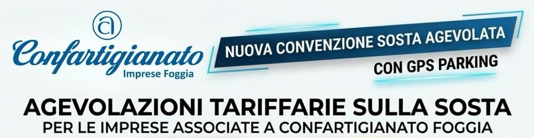 PARCHEGGIARE IN CITTA’ NON E’ MAI STATO COSI’ VANTAGGIOSO PER LE IMPRESE ASSOCIATE!
