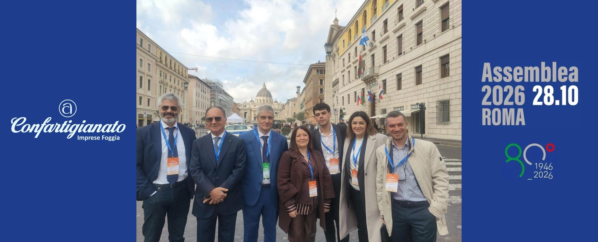 Confartigianato Imprese Foggia presente a Roma, presso l’Auditorium Conciliazione, per l’Assemblea nazionale di Confartigianato Imprese!